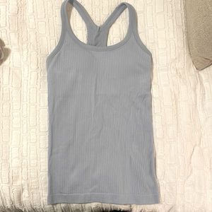 Lululemon Ebb to Street Tank, size 2, blue Lenin.